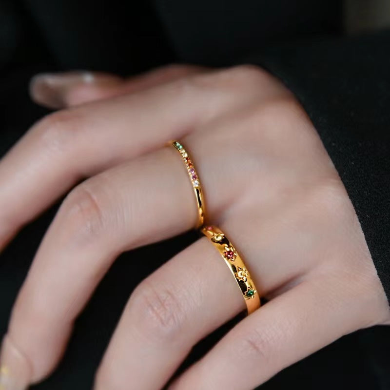 Wholesale Japanese and Korean Gold Copper Rings